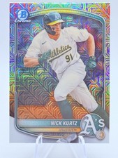 2025 Bowman - Chrome Prospects Nick Kurtz #BCP-114 Mojo Refractor (RC)