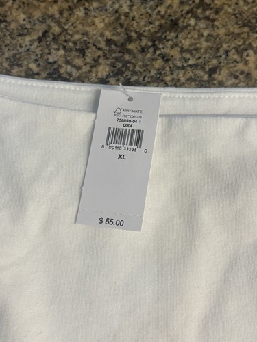 NWT Banana Republic White Scoop Neck Thong Bodysuit Size XL Long Sleeve - Picture 2 of 9