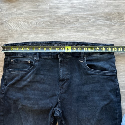 Men’s PROJEK RAW Black Acti-Flex Stretch Performance Straight True Slim Size 40 - Bild 6 von 9