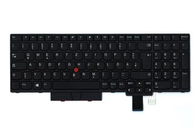 Clavier Allemand Noir Lenovo ThinkPad T580 P52s 01HX151 - Photo 1/4