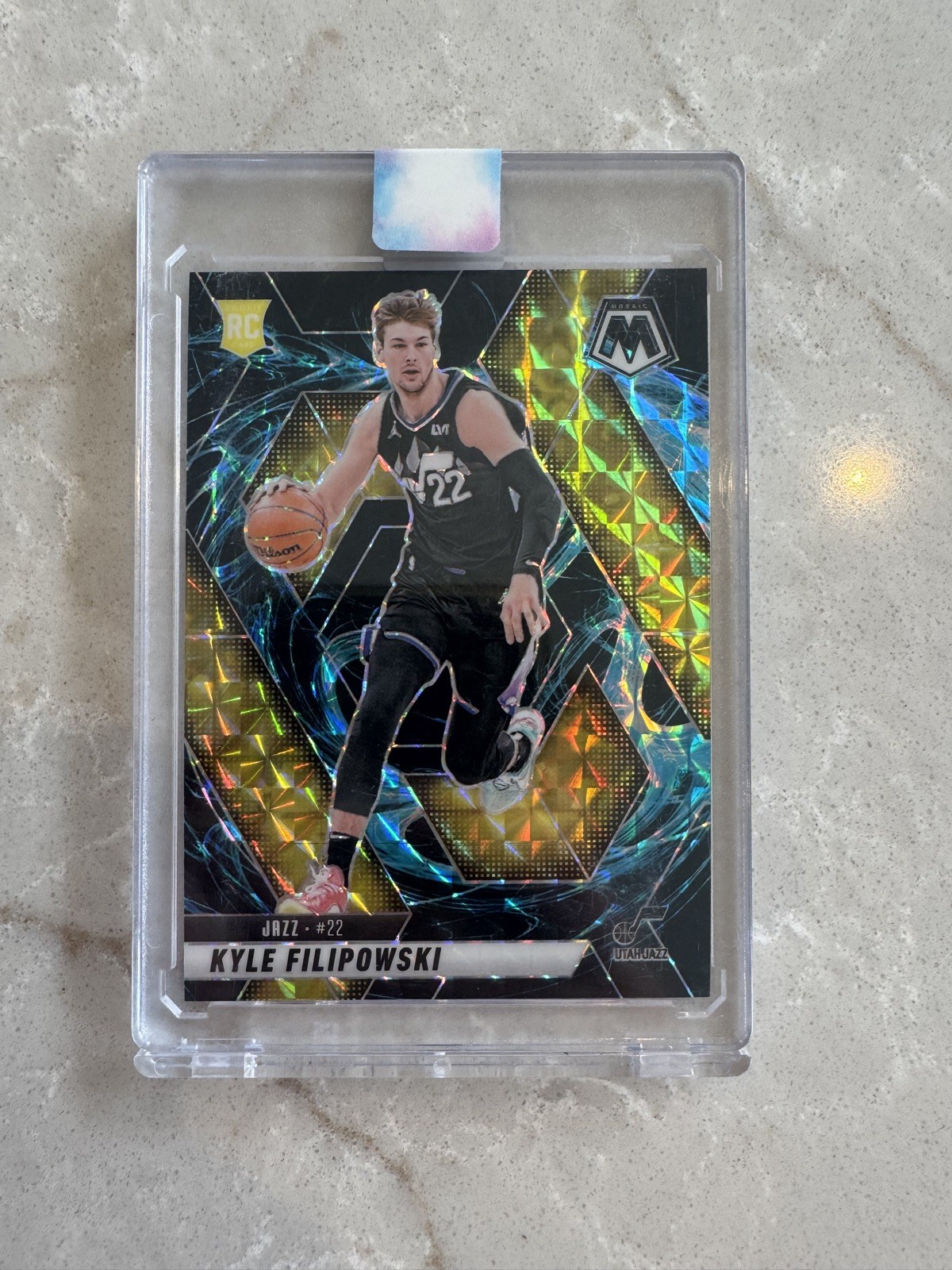 2024-25 Panini Mosaic Genesis Prizm Kyle Filipowski #231 RC Duke Jazz