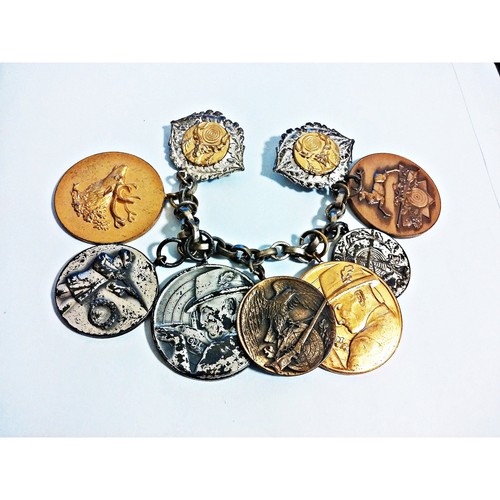 c1960 Vintage German Charivari with Hunting Competition Medals - Bild 3 von 9