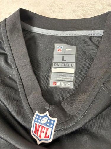 Nike NFL Chicago Bears Justin Fields Jersey Men’s Large Black On Field 2021 - Picture 5 of 9