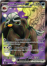 Pokémon TCG Arven's Mabosstiff ex 218/182 Destined Rivals Ultra Rare Holo NM