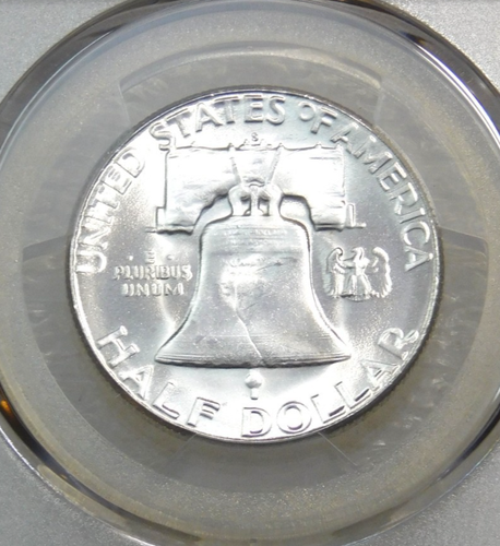 1953 S Franklin Half Dollar PCGS MS65 Frosty White Just Graded New Holder W185L - Picture 4 of 4