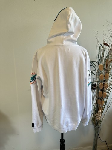 Tyreek Hill Pro Standard Hoodie Sweater Miami Dolphins Patches Men's 2XL NFL - Picture 3 of 11