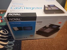 Royal 6000ML Cash Register, Black  (BRAND NEW)