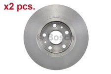 X2 PCS FRONT BRAKE DISC ROTOS X2 PCS SET 0 986 479 555 BOSCH I