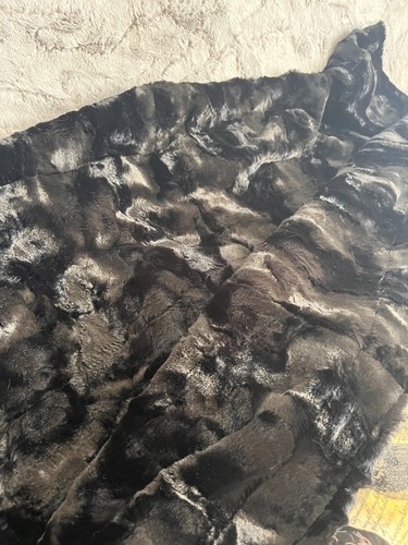 Nevermore Collage And Luxe Cuddle Blanket Adult Size 55”x80” Goth Black Cozy - Picture 3 of 14