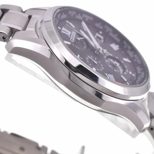 Citizen Wristwatch Exceed AT9110-58E Super Titanium Double Direct Eco-Drive Men - Picture 4 of 12