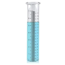 7 Capacity Rain Gauge Replacement Tube Glass, Rain Gauges Outdoor Replacement...