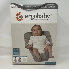 ergobaby Infant Insert For Baby Carrier Easy Snug New Gray