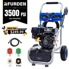 Cold Water Gas Pressure Washer Gas Powered Washer 3500 PSI 2.3 GPM 209CC Engine