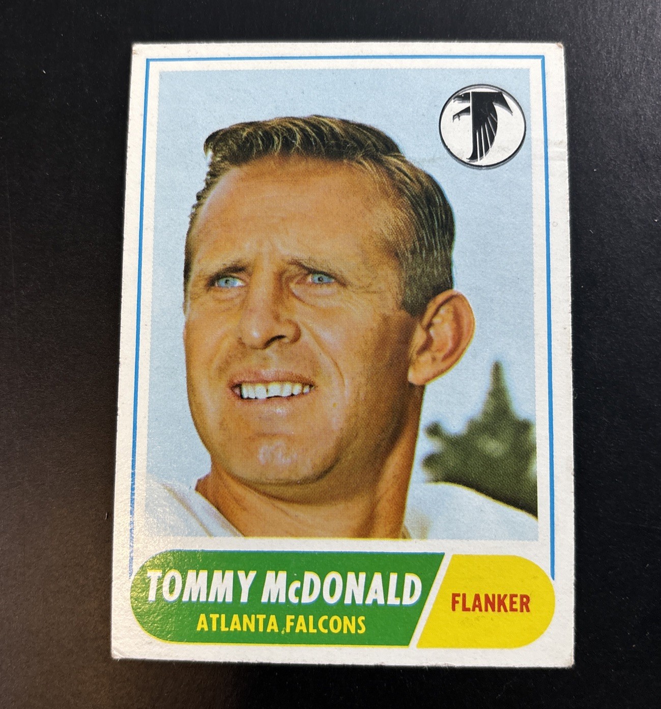 1968 Topps Football Card Tommy McDonald Atlanta Falcons #99