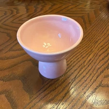 Vintage Taylor Smith Lu Ray Pastels Pink Double Egg Cup MCM Luray
