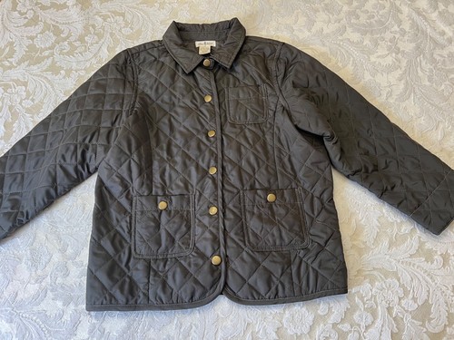 Olive Juice Girls Quilted Barn Jacket Brown Size Medium - Bild 1 von 12