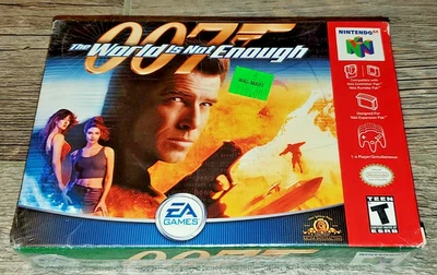 Nintendo 64: 007 THE WORLD IS NOT ENOUGH Factory Sealed LOWEST NEW! - Image 1 of 4
