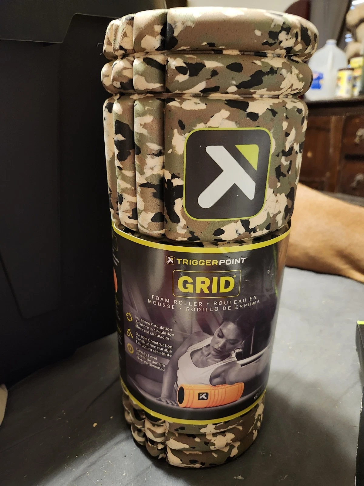 TRIGGERPOINT Performance Therapy Grid Foam Roller Original (13-inch), Camo NEW