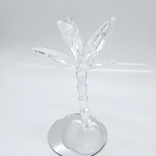 Swarovski Palm Tree 5.5" Crystal Figurine 679870 with Display Mirror - Picture 3 of 7