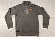 adidas Manchester United Terrace Icons Half-Zip Top JF0384 Size Medium - NWT