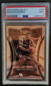 2019-20 Panini Select Premier Level Zion Williamson #199 Silver Prizm (RC)