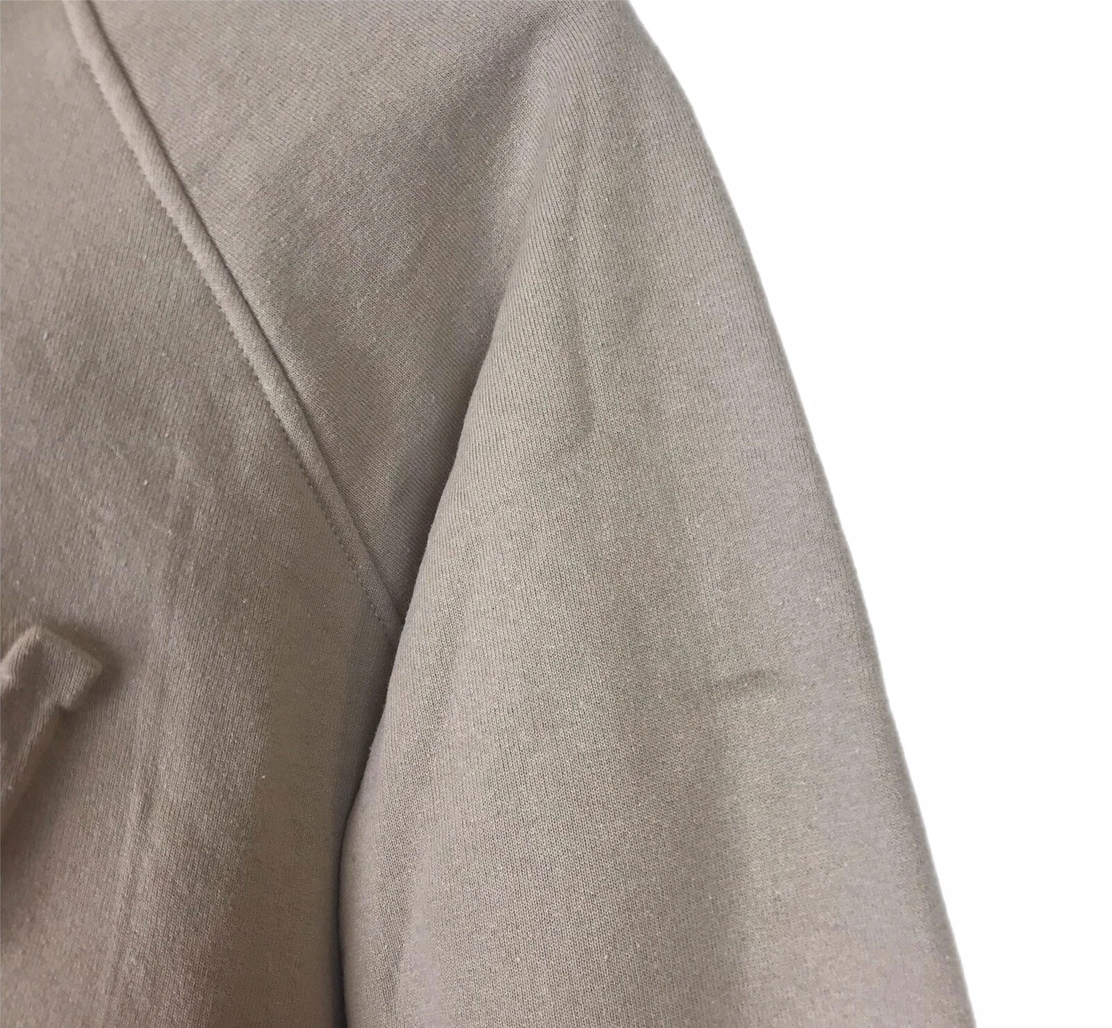 OFF WHITE Felpa con cappuccio donna panna I Love Barcelona Spain taglia M media