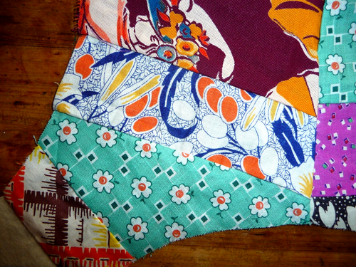 Antique Vintage ROCKY ROAD to KANSAS Quilt Block Variation c. 1930-40’s - Picture 3 of 5