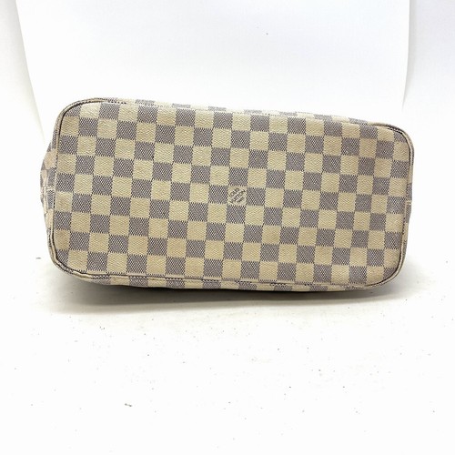 Louis Vuitton Damier Azur Neverfull MM Tote Bag N51107 #FG155-550 - Picture 6 of 21