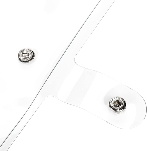 Elsjoy 6 Pack A5 Clear PVC Binder, 6-Ring Soft Notebook Binder Transparent Loose - Picture 4 of 12