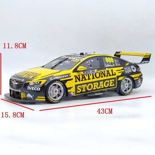 1/12 BIANTE AUTOBARN LOWNDES RACING HOLDEN ZB COMMODORE SUPERDEPORTIVO 2018 #B12H18F - Imagen 10 de 12