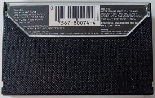 Twisted Sister - You Can't Stop Rock 'N' Roll 1983 Cassette - Picture 2 of 6