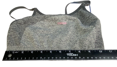 GYMSHARK Women Sports Bra Sz XS Gray Flex Strappy Adjustable Straps Active 54-1 - Picture 5 of 7
