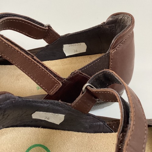 Naot Koati Mary Jane Flats Toffee Walnut Leather Sz EU 36 US Sz 5-5.5 - Picture 3 of 11