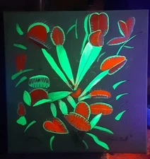 Original Acrylic Painting Venus Carnivora