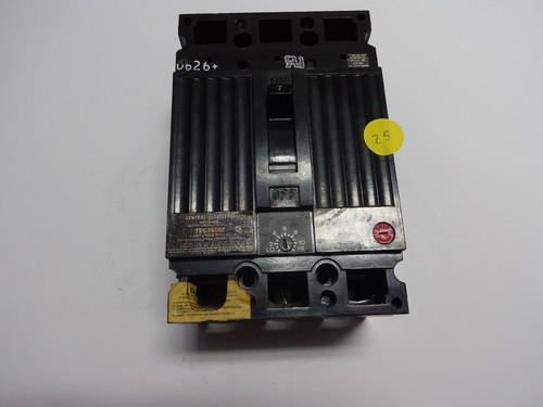 GENERAL ELECTRIC TEC36007 MAG BREAK CIRCUIT BREAKER 7 AMP, 600V, 3 POLE - Picture 8 of 8