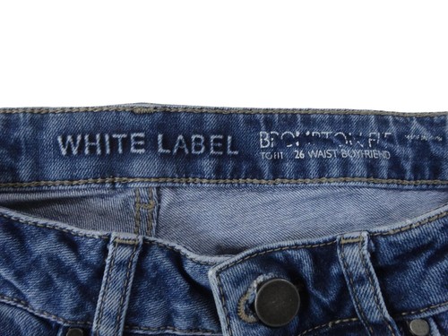 White Label Boyfriend Jeans 26 inch Waist size UK 28. - Picture 3 of 4