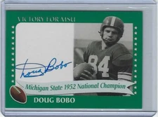 DOUG BOBO MSU MICHIGAN STATE SPARTANS 2003 TK LEGACY NC  AUTO AUTOGRAPH CARD