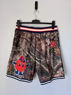 Supreme x Mitchell & Ness NCAA Syracuse Shorts - Size Medium
