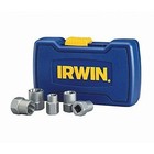 IRWIN HANSON BOLT GRIP Stripped Bolt Extractor Removers Base Set 5 Piece 394001