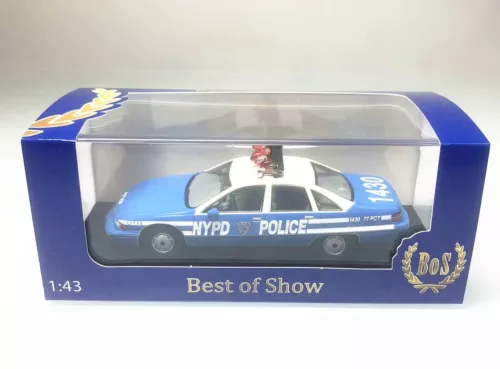 Best of Show BOS 1/43 Scale Resin Chevrolet Caprice Sedan NYPD 1992-Model Car - Picture 11 of 11