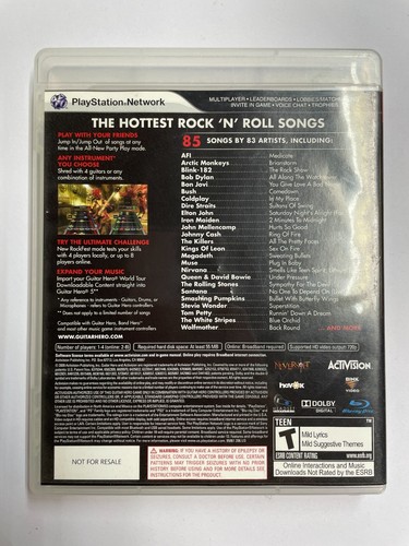 Guitar Hero 5 (PlayStation 3 PS3) - CIB - Very Good Condition - Picture 2 of 5