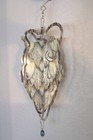 Hanging 3D Wind Spinner  8" Owl Handmade