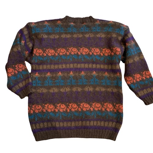 Vintage 90s Knit Knit Mohair Blend Sweater Women's size Medium fuzzy - Picture 2 of 7