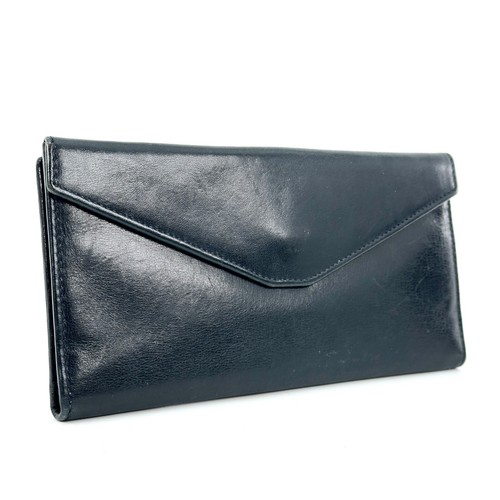 Vintage Gucci Lange Geldbörse Schwarz Leder Original - Bild 3 von 12
