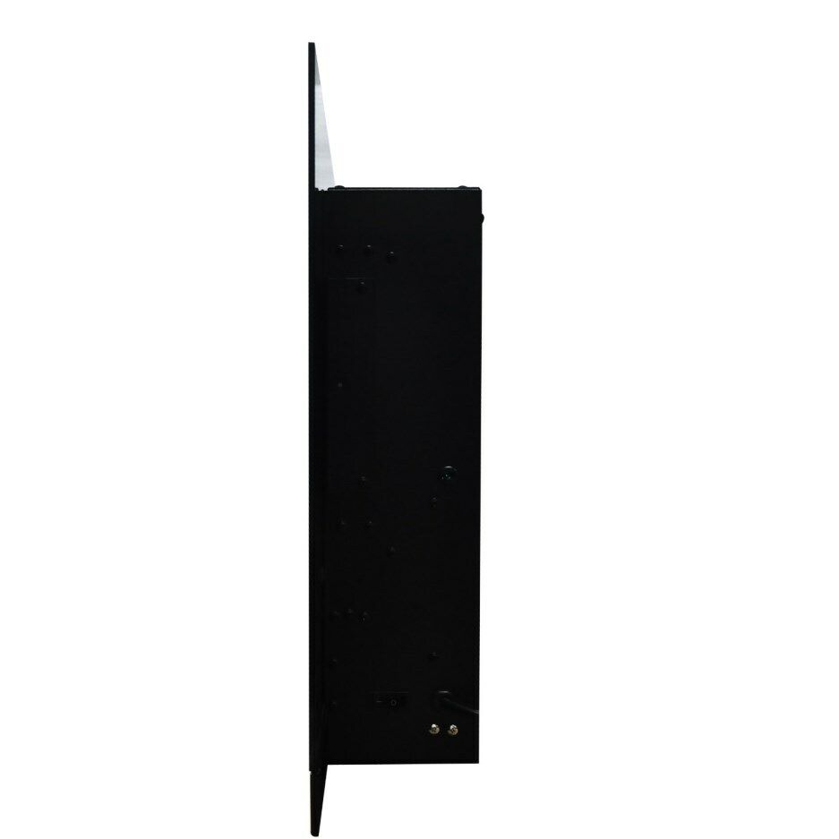 Luxury Wall Mounted Electric Fire With LED Flame Crystal And/Or Log Display Bed Nieuwe reguliere winkel
