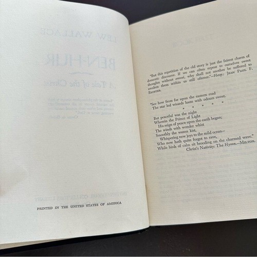Ben Hur by Lew Wallace International Collectors Edition Vintage Hard Cover Book - Picture 8 of 13
