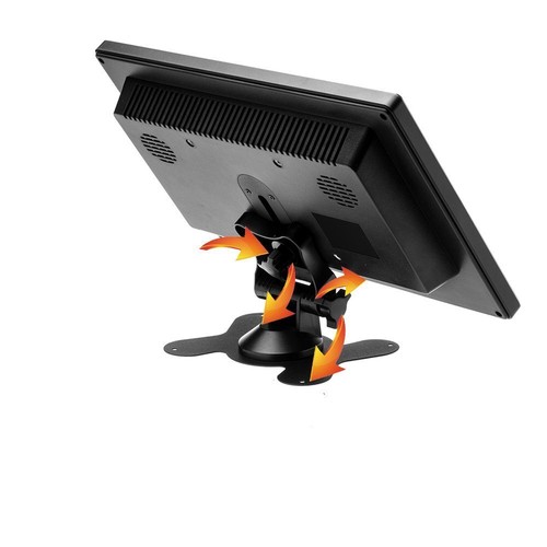 10.1" LCD Monitor Mini HD Car Rear View Screen AV/VGA/HDMI Video Remote Control - Picture 6 of 16