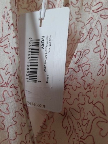 Ted Baker Evelyna Chiffon Peplum Mini Dress SIZE TB1 fits UK 8-10 RRP 175 - Picture 5 of 14