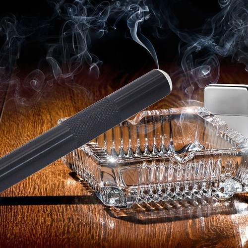 3x Portable Smoke Pipe Pen Smoke Smoking Pipe 70mm Snvff Snorter Dispenser Tube - Foto 7 di 10