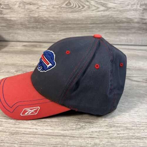Buffalo Bills Hat Cap Fitted Adult One Size Blue Red Reebok NFL Football Flexfit - Picture 2 of 11